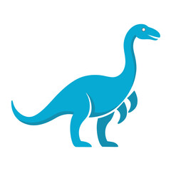 abelisaurus dinosaur icon isolated on white background