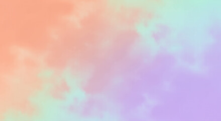 Soft pastel gradient background with flowing colors and blurred details.