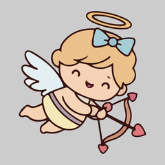 Cute Cupid Illustration