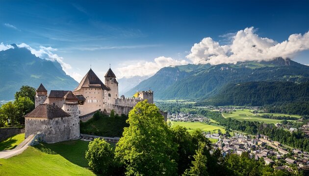 schloss vaduz aka vaduz castle liechtenstein europe