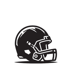 Naklejka premium American Football Helmet