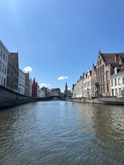 Obraz premium Canal View in Bruges, Belgium