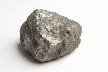 Obraz premium Rhodium Ore Close-Up – Detailed Macro of Rare Metal Mineral