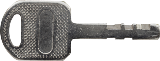 House key isolated on white background