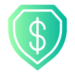 business and finance gradient icon