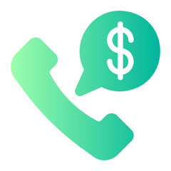 business and finance gradient icon