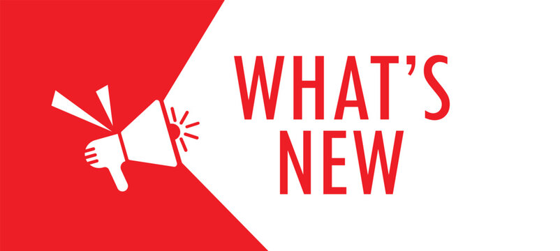 what's new text information sign	