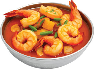 shrimp fry and curry curry 