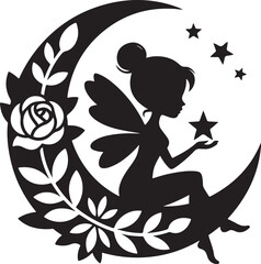 Magical Afro Fairy with Wings Silhouette

Elegant Black Fairy in Flight Vector

Afro-Haired Forest Fairy Design

Whimsical Fairy Princess with Curls

Mystical Afro Fairy in Nature Scene