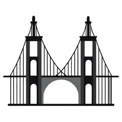 bridge vector illustration