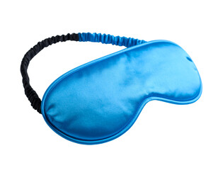 Comfortable blue sleep mask for better rest.