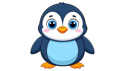 Cute cartoon penguin