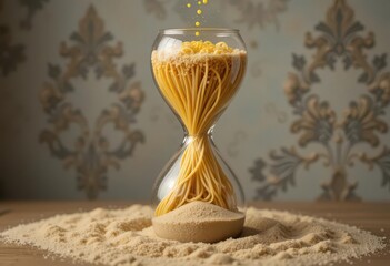  Conceptual Food Art Metaphor for time. Symbolic visual and evocative. A moment in time food art.