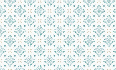 Abstract Ceramic Tile Pattern with Watercolor Effect