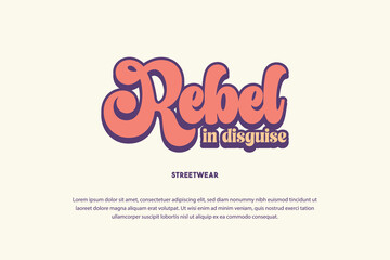 Retro style, t shirt design, streetwear design	