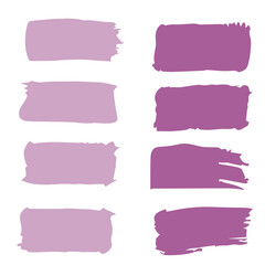 set of watercolor paint splashes