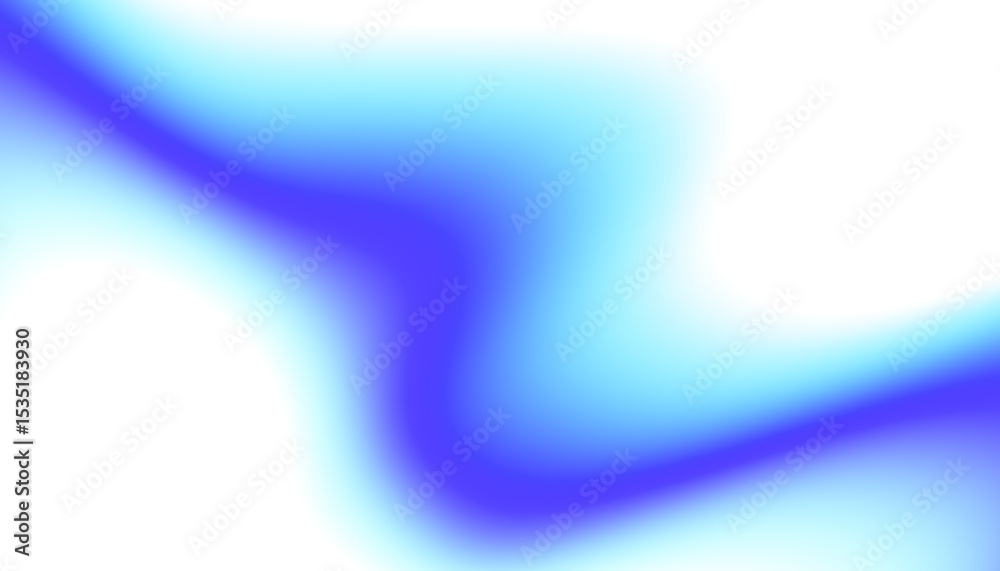 Poster overlay abstract blue gradient on transparent background. elegance wavy gradient