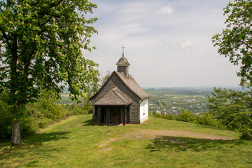 View to the chapel near the village called Hallenberg