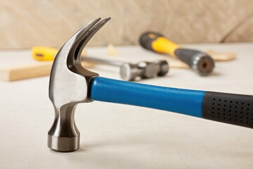 View of hammer for construction
