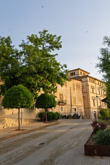 Obraz premium street in old town sineu, mallorca