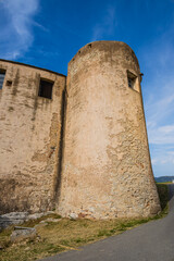 Naklejka premium La Citadelle de Saint-Florent sur le Cap Corse en France