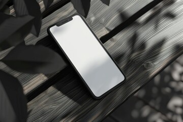 High Definition Picture of Smartphone Black Mockup Psd