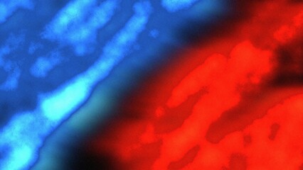 Abstract background light explosion style Fantastic digital fractal art with blue red rays sparkles effect copy space text area 