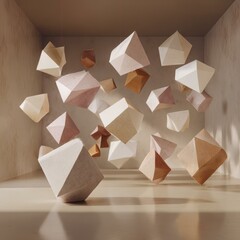 Abstract Geometric Forms in Motion