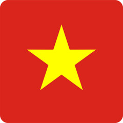 Obraz premium vietnam flag with transparent background