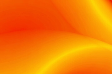 Vibrant abstract orange and yellow waves create a dynamic, fiery design, a soft and bright textured pattern perfect for a captivating background illustration