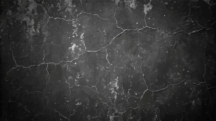 High-resolution texture of a distressed old surface with white scratches on a black background. Vintage film effect ideal for overlays and retro design aesthetics.