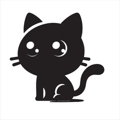 Obraz premium Cartoon Cat svg