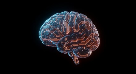 Brain with Circuit Board Design