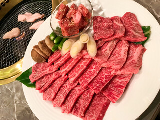 Premium Wagyu Beef BBQ Platter with Vegetables