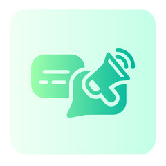 Fototapeta premium promotion gradient icon