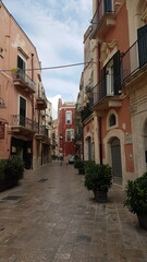 narrow street in the old town