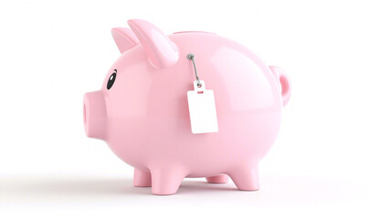pink piggy bank