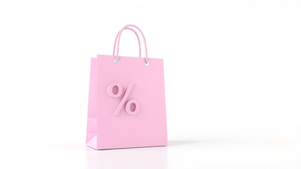 pink shopping bag