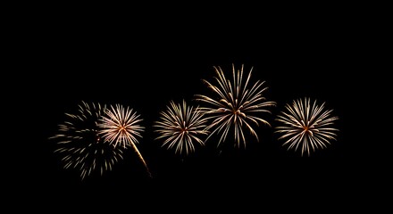 Fototapeta premium Spectacular Fireworks Display at Night