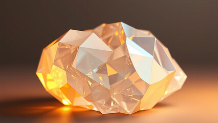 diamond on black background