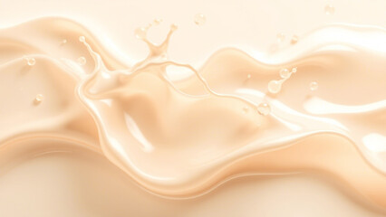 vector illustration of a liquid chocolate