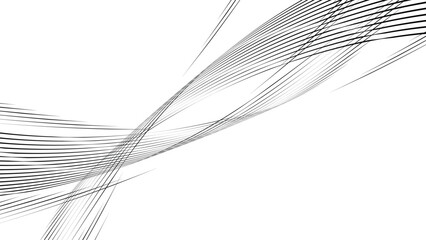 Vector abstract geometric seamless pattern with wave fading lines, tracks, halftone stripes. Extreme sport style illustration, urban art. Trendy monochrome graphic texture. Stylish sports pattern