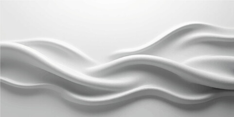 Abstract soft  grey gradient abstract background with flowing curves and grain texture.