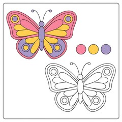 Butterfly Coloring Page A Fun and Creative Activity for Kids