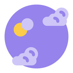 Fototapeta premium moon icon