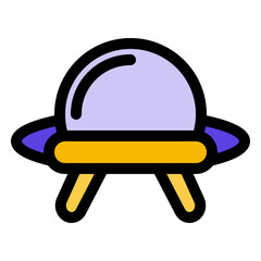Fototapeta premium ufo icon