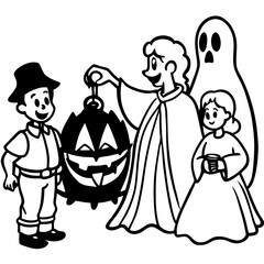 vector illustration of a family