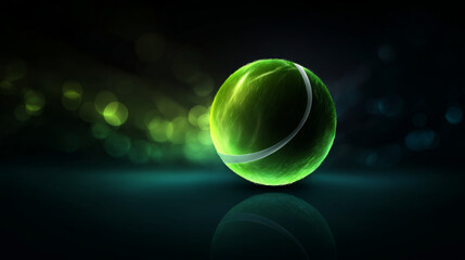 Tennis point. A tennis ball that hits the line earns a point. sports game, competition and great pastime for a healthy lifestyle