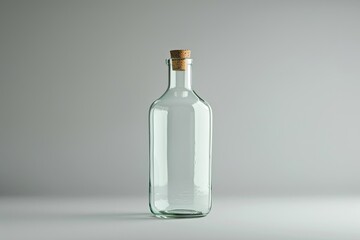 Premium Quality Image of Glass Bottle with Cork Stopper