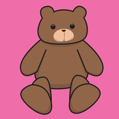 teddy bear vector illustration